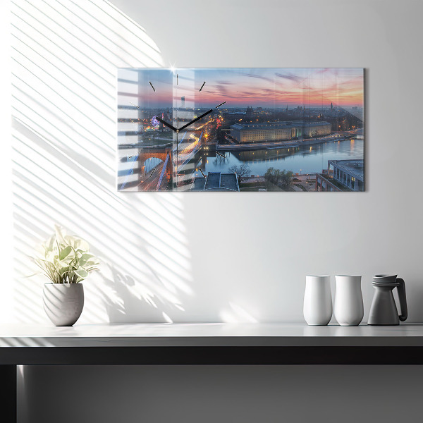 Orologio rettangolare Breslavia da un drone