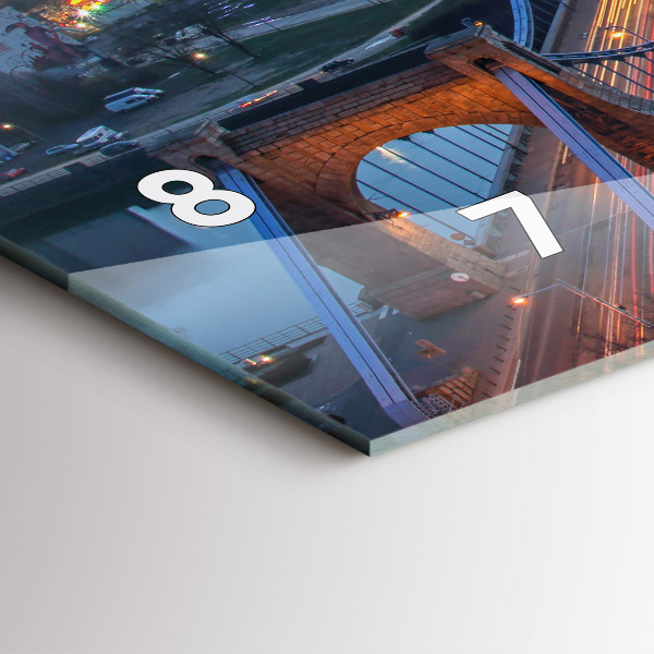 Orologio rettangolare Breslavia da un drone