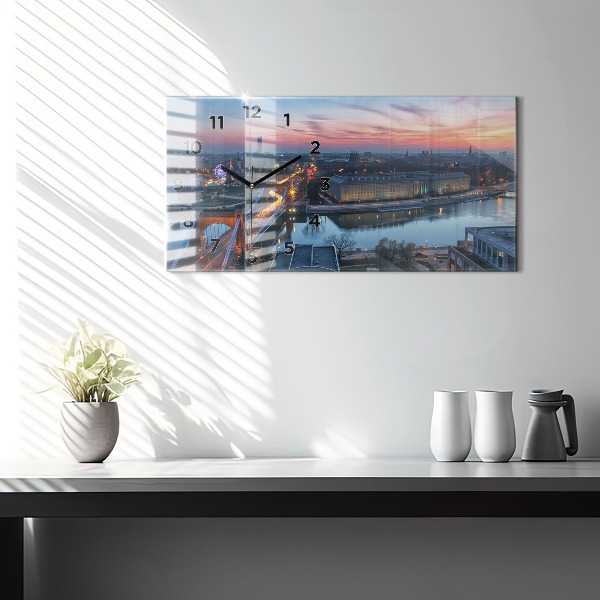 Orologio rettangolare Breslavia da un drone