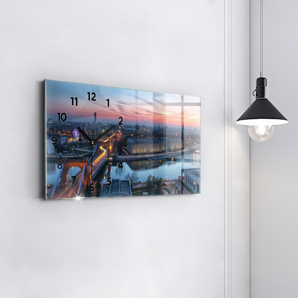 Orologio rettangolare Breslavia da un drone