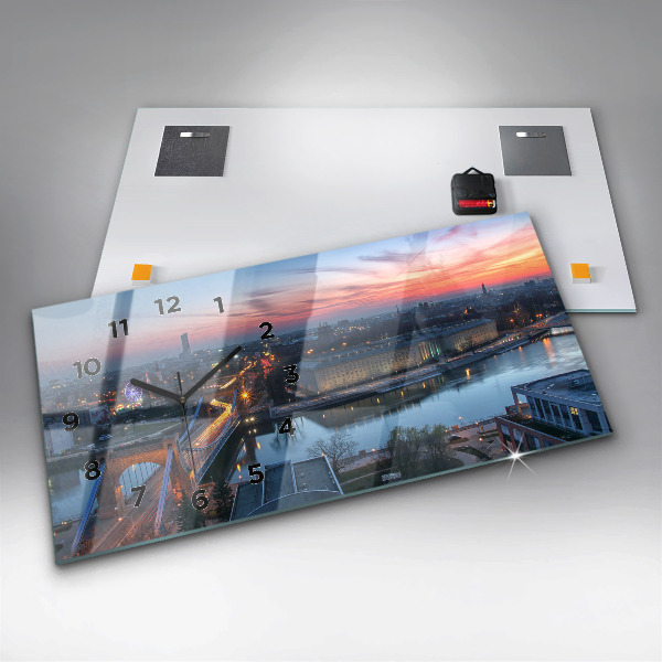 Orologio rettangolare Breslavia da un drone