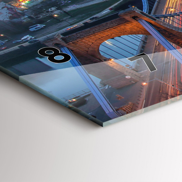 Orologio rettangolare Breslavia da un drone