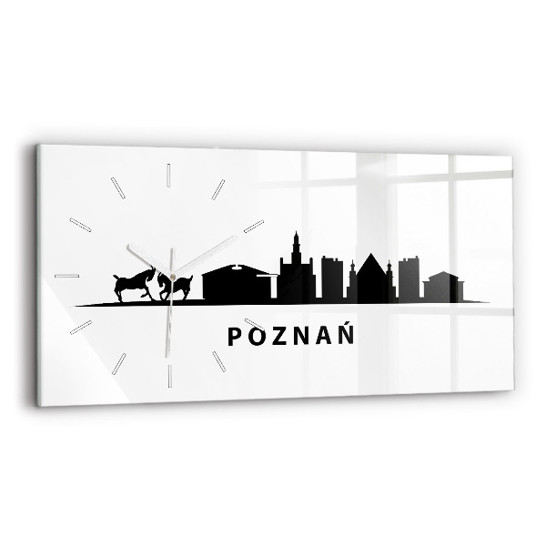 Orologi orizzontali Grafica panoramica di Poznan