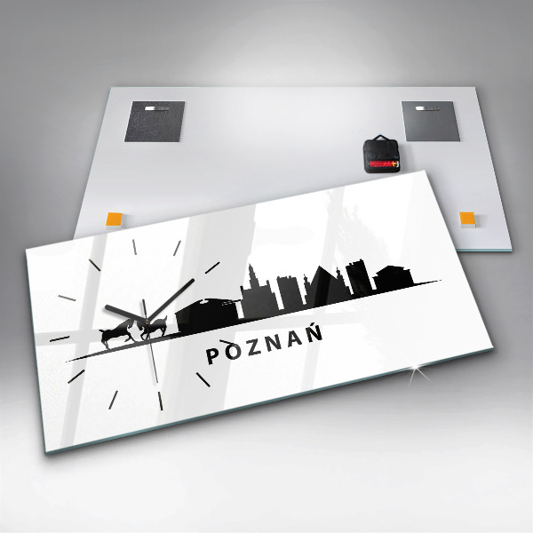 Orologi orizzontali Grafica panoramica di Poznan
