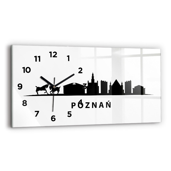 Orologi orizzontali Grafica panoramica di Poznan