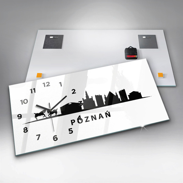 Orologi orizzontali Grafica panoramica di Poznan