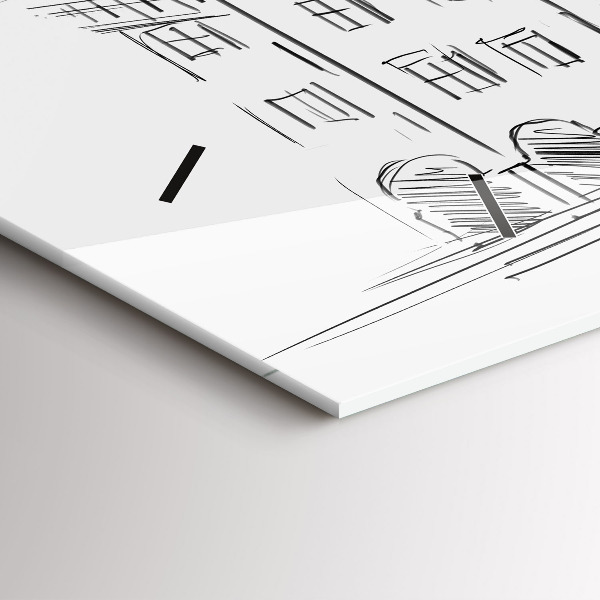 Orologi orizzontali Schizzo della città vecchia di Poznań