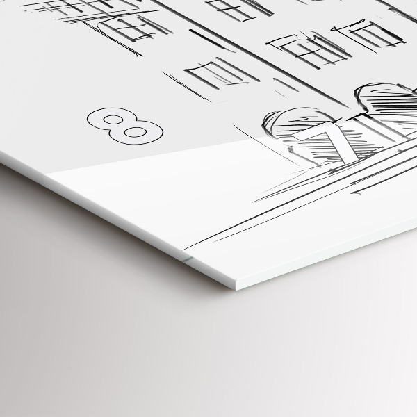 Orologi orizzontali Schizzo della città vecchia di Poznań