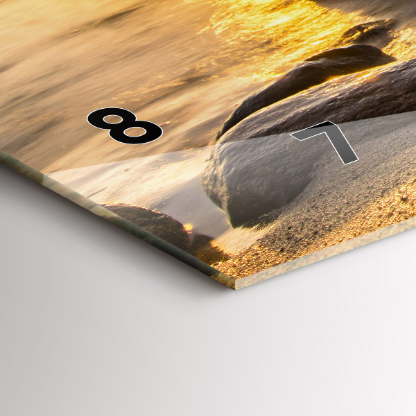 Orologi orizzontali Alba sul Mar Baltico