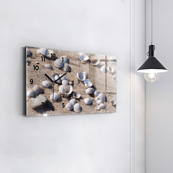 Orologio rettangolare Conchiglie sulla spiaggia