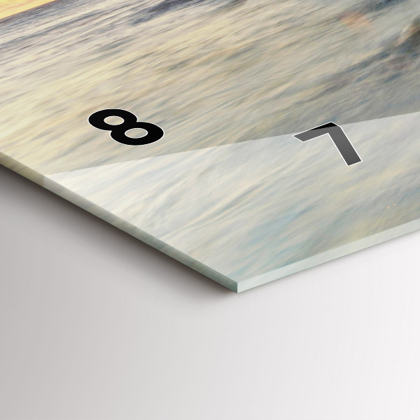 Orologio rettangolare Il Faro e il Mar Baltico