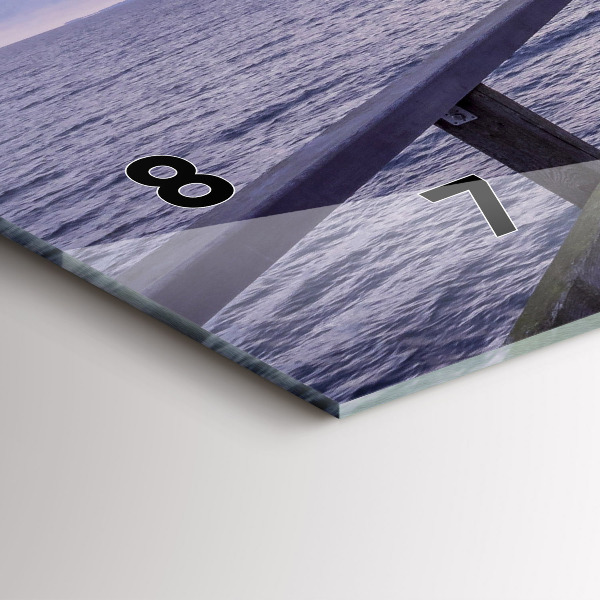 Orologi orizzontali Molo sul Mar Baltico