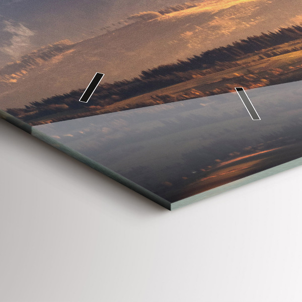 Orologi orizzontali Monti Tatra nel panorama montano invernale