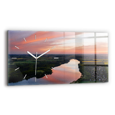 Orologi orizzontali Vista aerea del lago