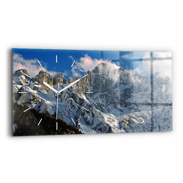 Orologi orizzontali Montagne sotto il cielo azzurro