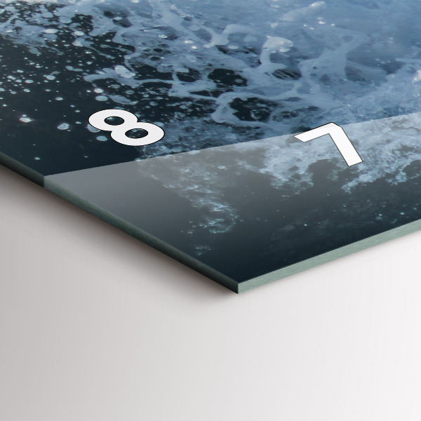 Orologi orizzontali Fotografia delle onde del mare