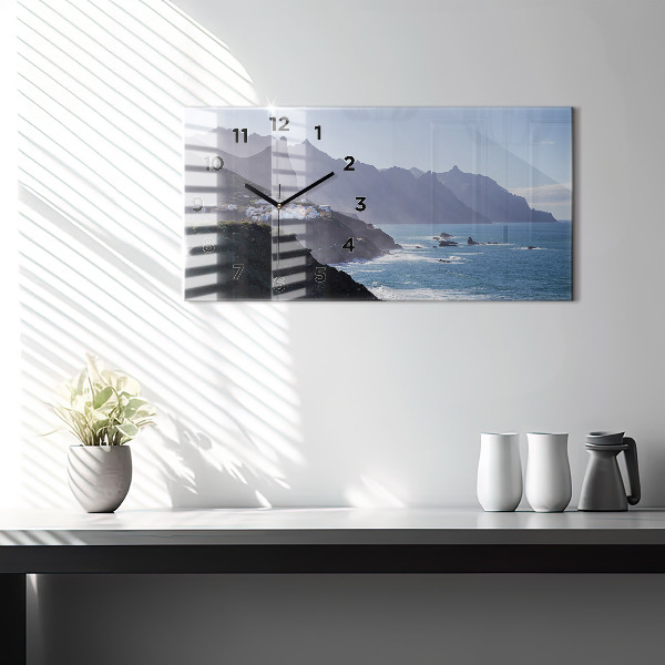 Orologi orizzontali Montagne in riva all'oceano