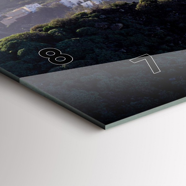 Orologi orizzontali Montagne in riva all'oceano