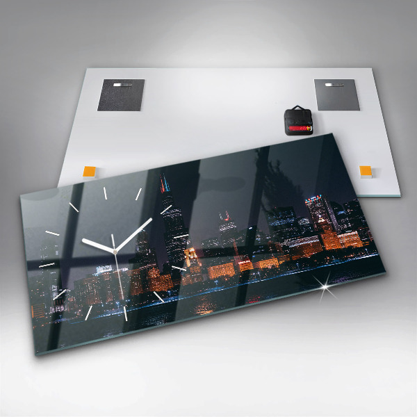 Orologi orizzontali Paesaggio urbano di Chicago