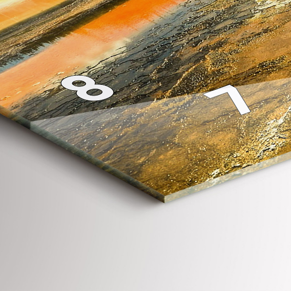 Orologi orizzontali Lago con montagne