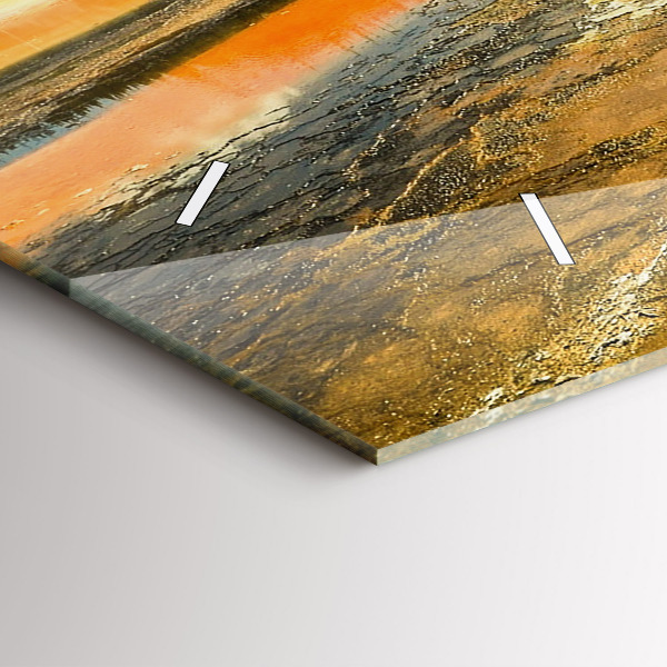 Orologi orizzontali Lago con montagne