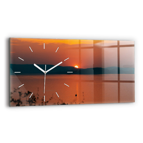 Orologi orizzontali Lago Balaton di sera