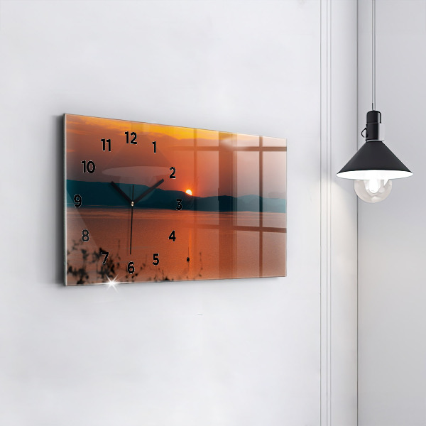 Orologi orizzontali Lago Balaton di sera