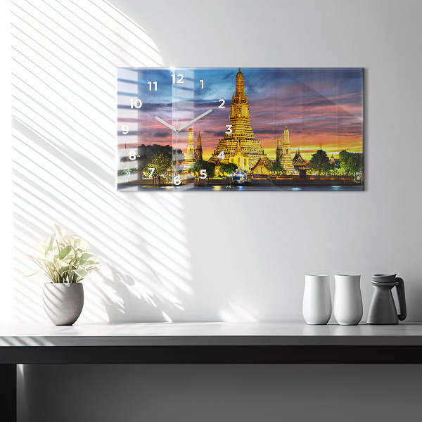 Orologio rettangolare Tempio a Bangkok