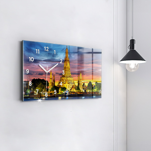 Orologio rettangolare Tempio a Bangkok