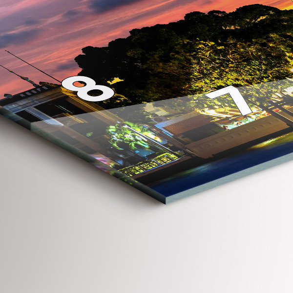 Orologio rettangolare Tempio a Bangkok