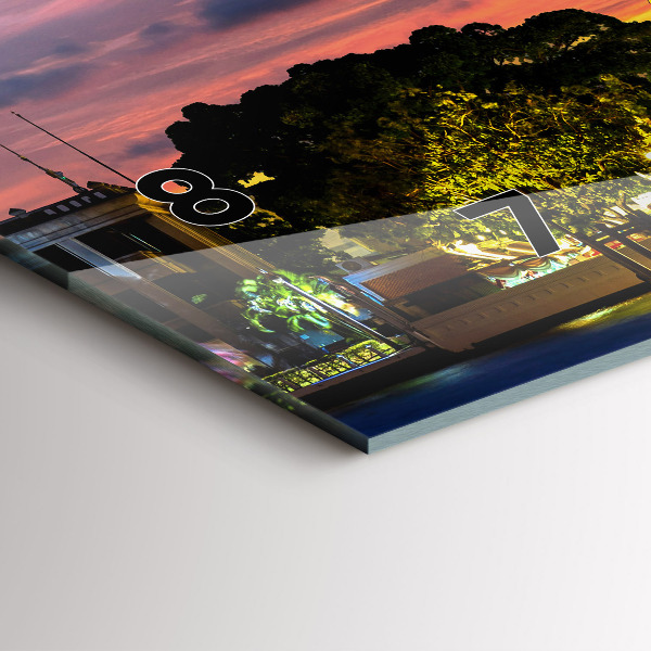 Orologio rettangolare Tempio a Bangkok