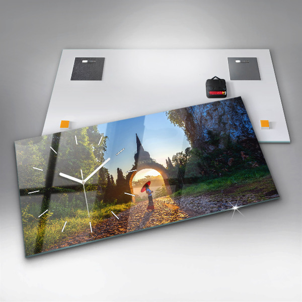 Orologio rettangolare Parco Surat Thani Thailandia