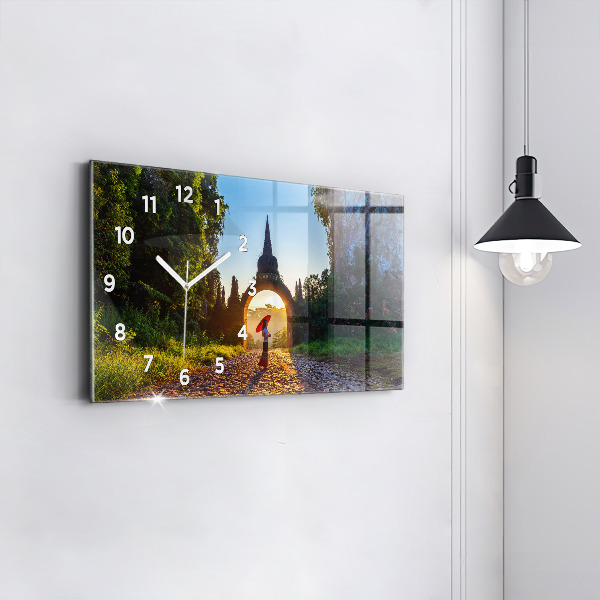 Orologio rettangolare Parco Surat Thani Thailandia