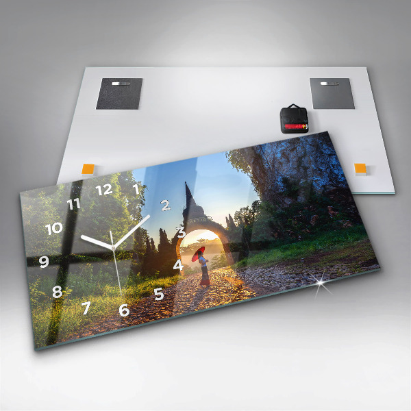 Orologio rettangolare Parco Surat Thani Thailandia