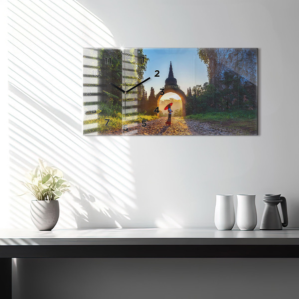 Orologio rettangolare Parco Surat Thani Thailandia