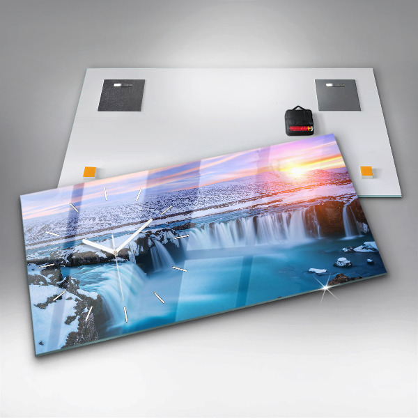 Orologio rettangolare Cascata Godafoss Islanda