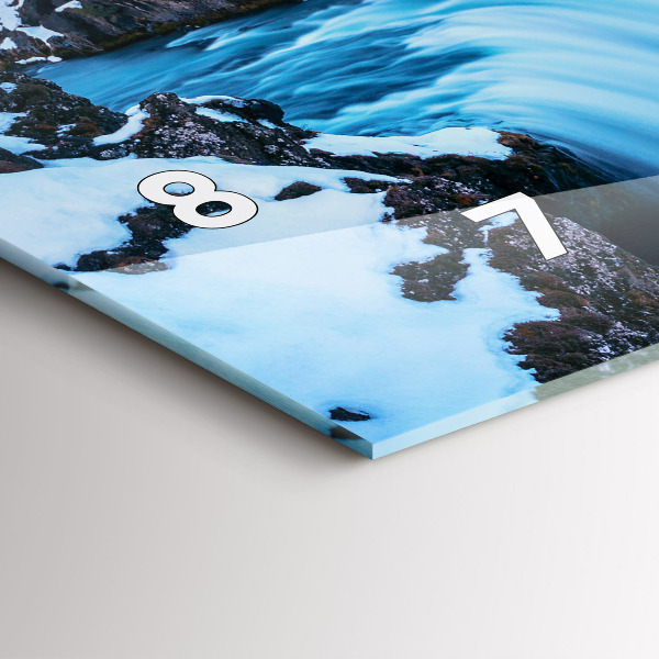 Orologio rettangolare Cascata Godafoss Islanda