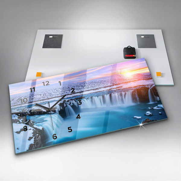 Orologio rettangolare Cascata Godafoss Islanda