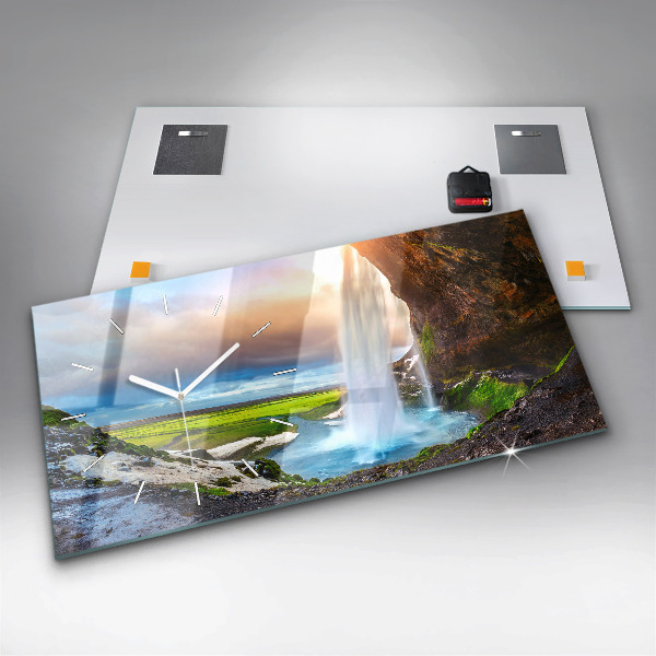 Orologio rettangolare Cascata in Islanda