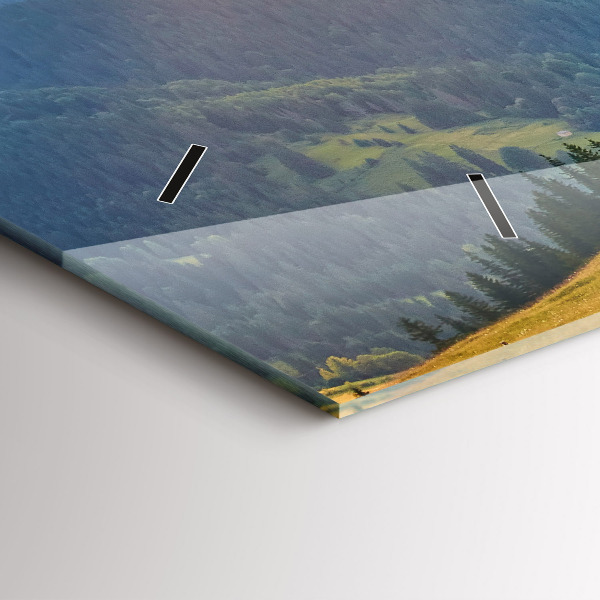 Orologio rettangolare Paesaggio con foreste