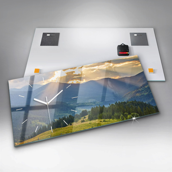 Orologio rettangolare Paesaggio con foreste