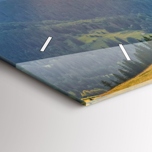 Orologio rettangolare Paesaggio con foreste