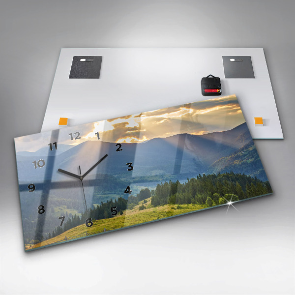 Orologio rettangolare Paesaggio con foreste