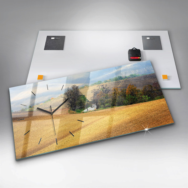 Orologio rettangolare Paesaggio rurale della Moravia