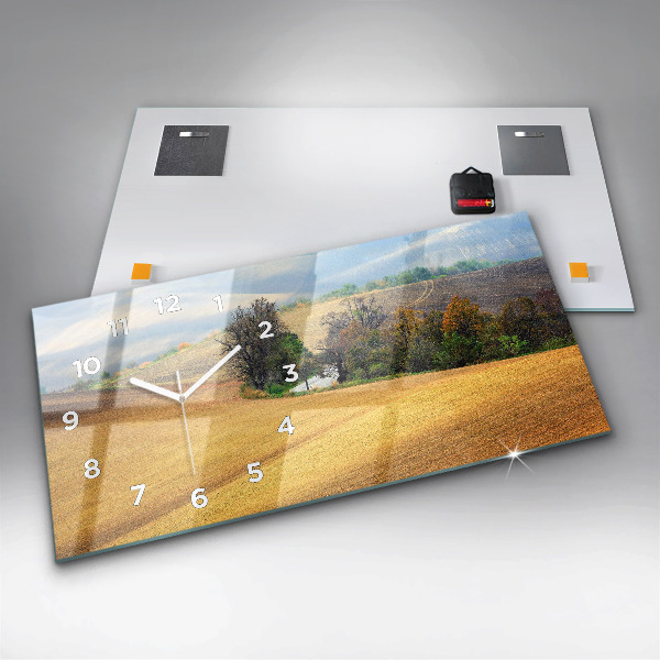 Orologio rettangolare Paesaggio rurale della Moravia