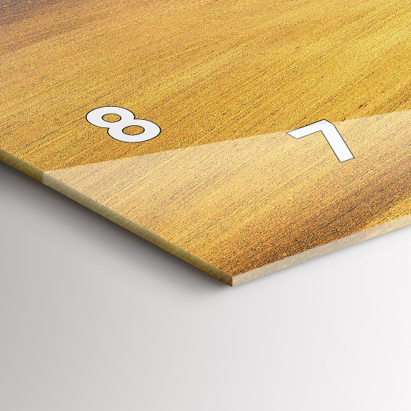 Orologio rettangolare Paesaggio rurale della Moravia