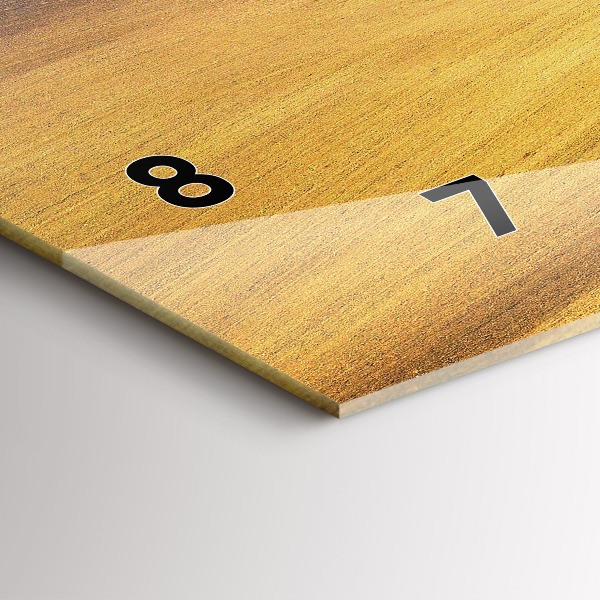 Orologio rettangolare Paesaggio rurale della Moravia