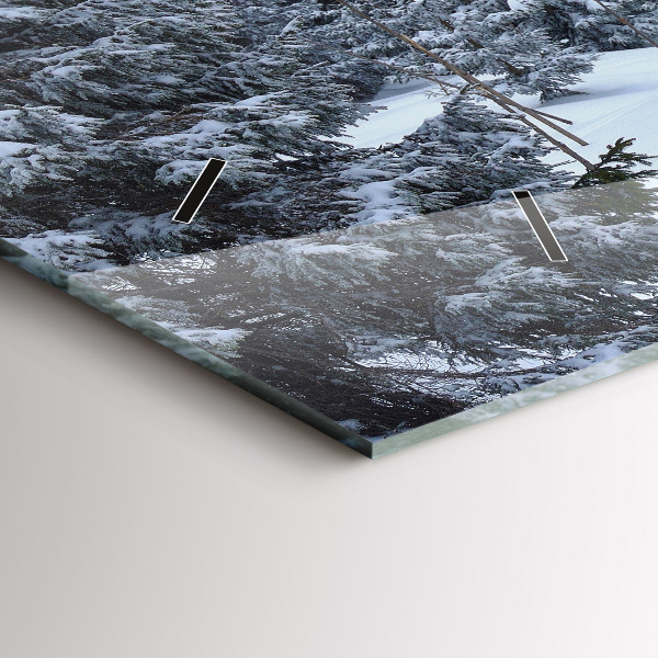 Orologi orizzontali Monti dei Giganti della Repubblica Ceca in inverno