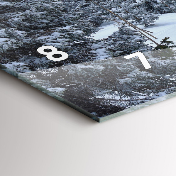 Orologi orizzontali Monti dei Giganti della Repubblica Ceca in inverno