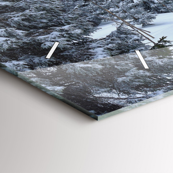 Orologi orizzontali Monti dei Giganti della Repubblica Ceca in inverno